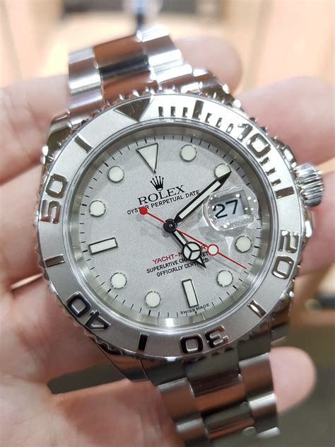 rolex yachtmaster platinum dial price|rolex yacht master platinum bezel price.